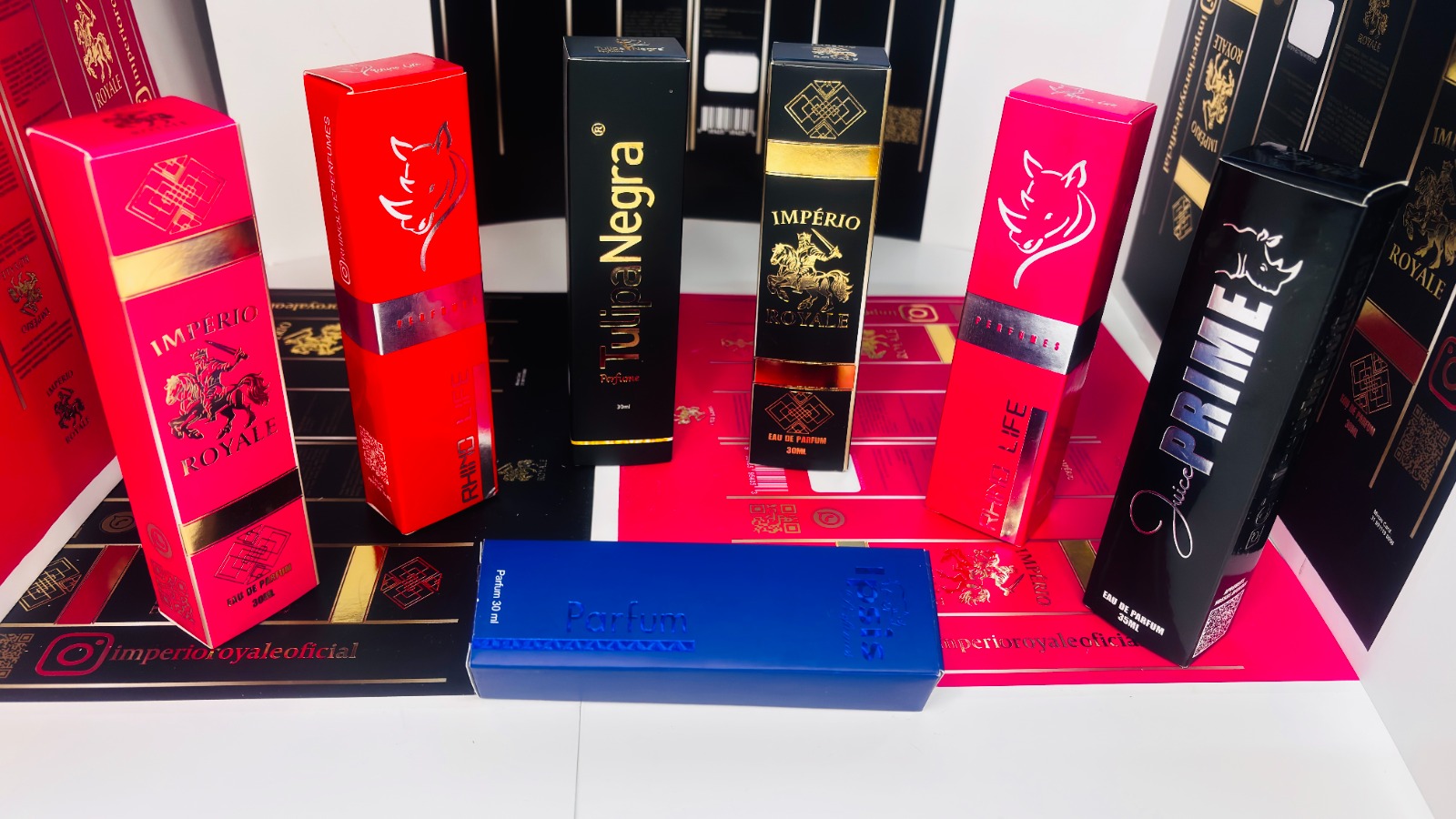 CAIXAS PARA PERFUMES HOT STAMP